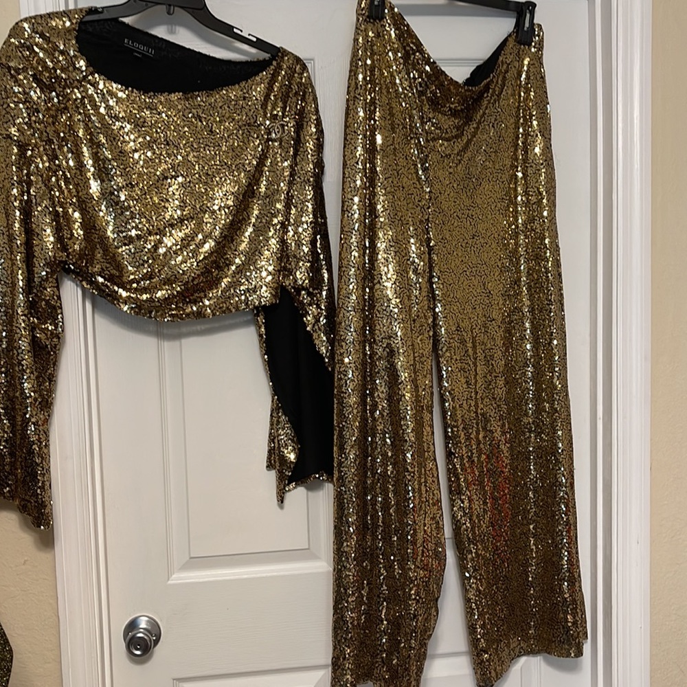 Good Sequin Pant Set - image 2